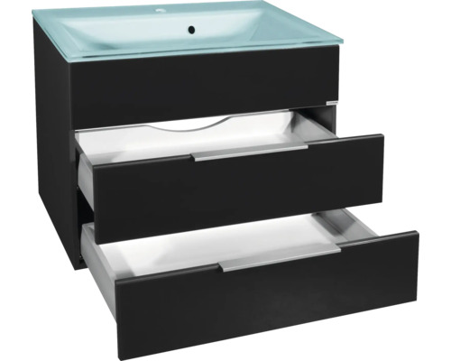 Wastafelmeubel FACKELMANN Style 79,5 cm antraciet, gemonteerd 80950