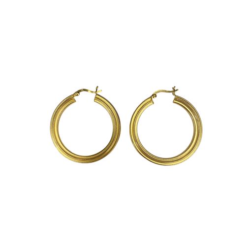 Pico Cecilie Grande Creoler, Guld