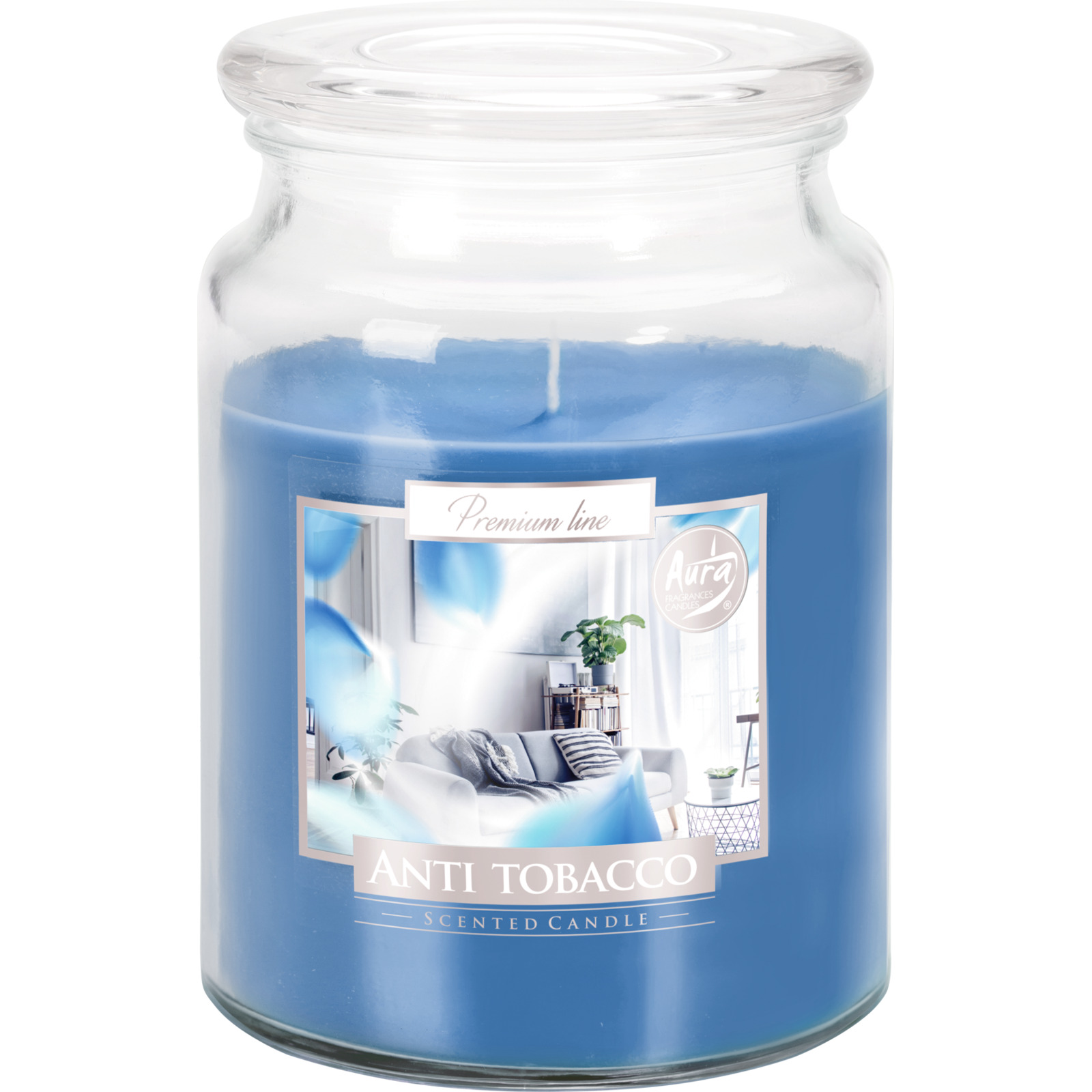 Aura Premium Line Duftkerze Anti Tobacco 500 g