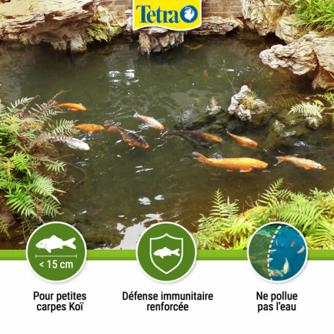 Alimentation Tetra Pond KOI Mini Sticks 1 litre pour poissons de bassin
