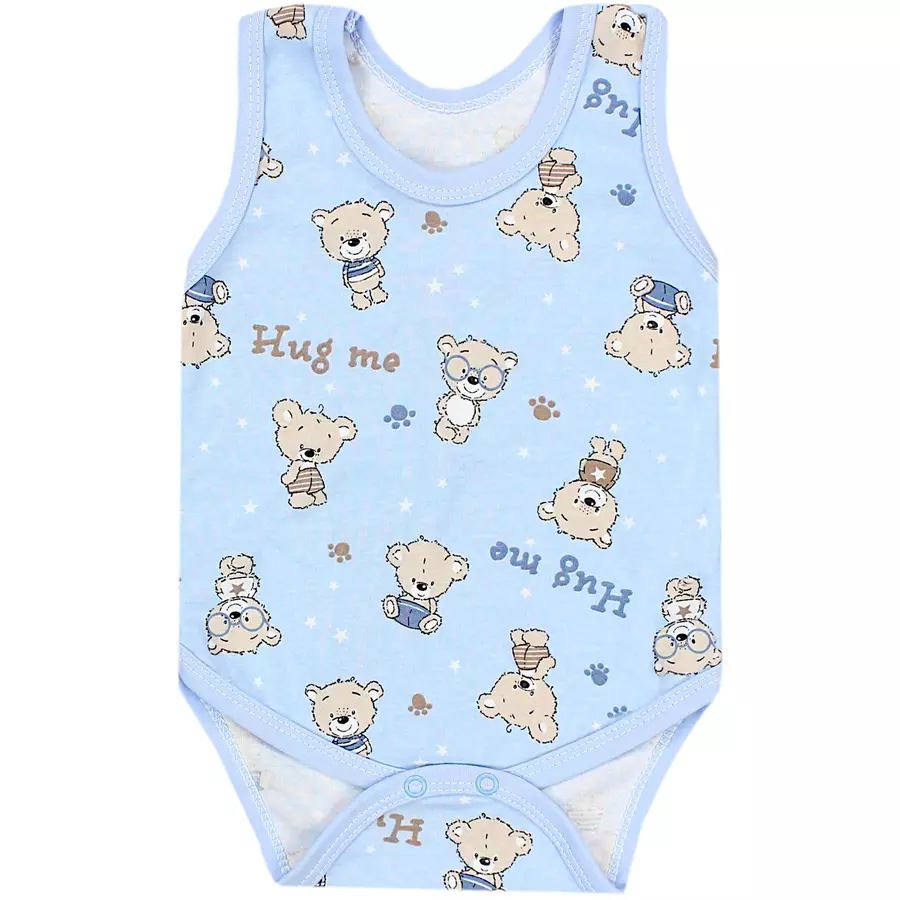 TupTam Baby Jungen Achselbody 5er Pack blaugrau