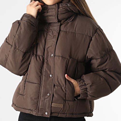 Doudoune Femme Capuche W70017MOW Marron