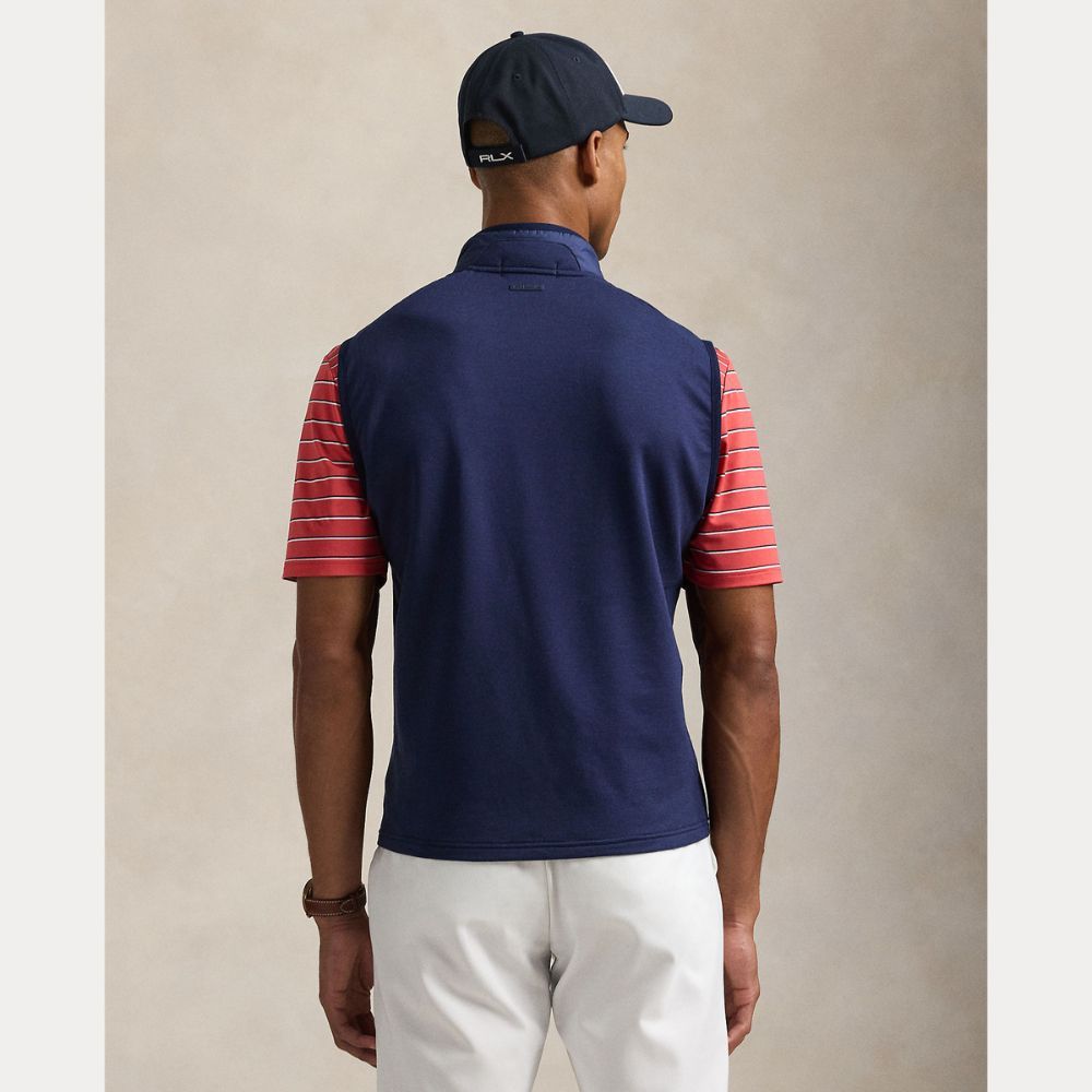 RLX Hybrid Full Zip Vest Navy