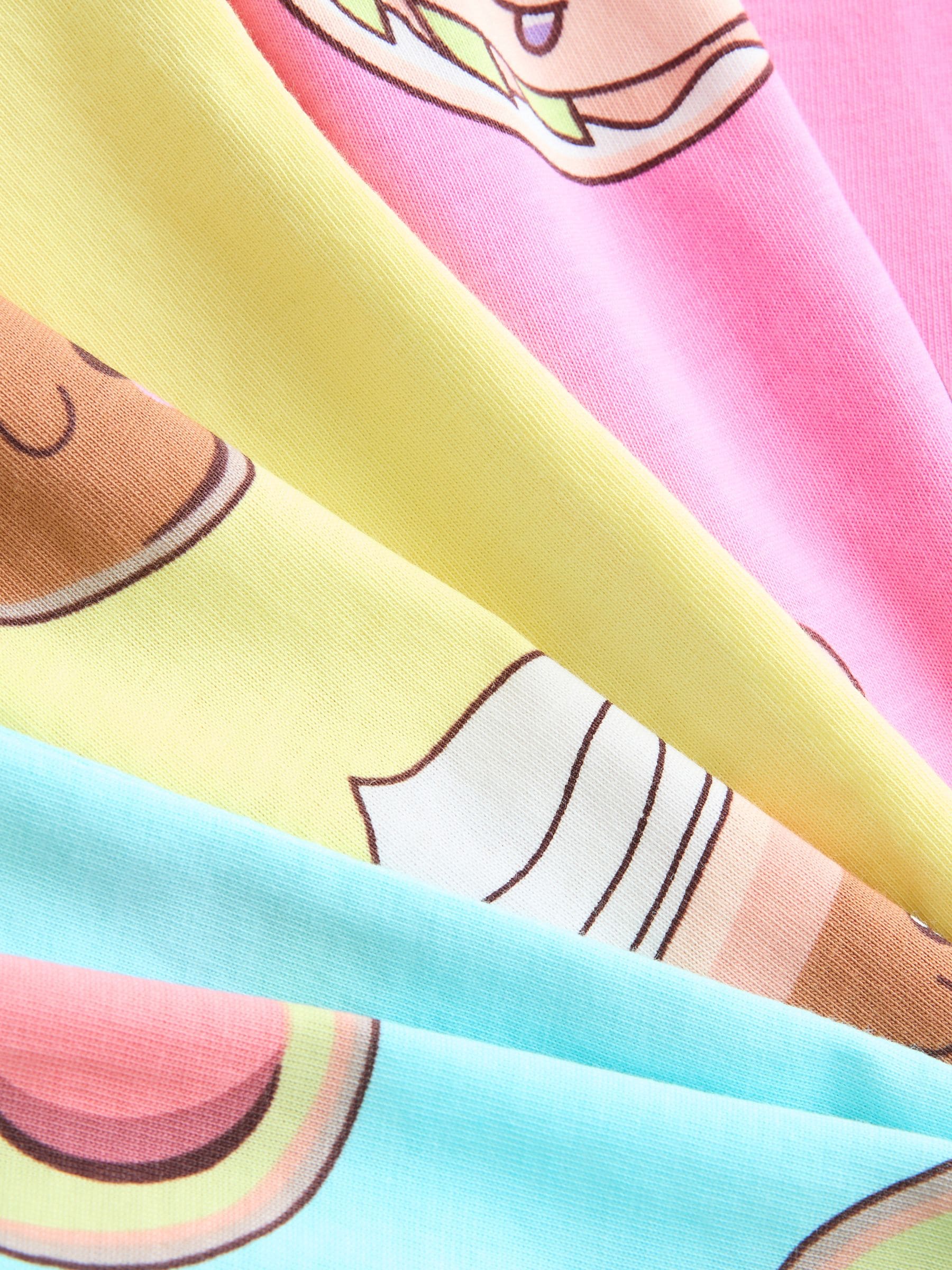 Roze/blauw - Set van 3 pyjama's (3-16 jr)