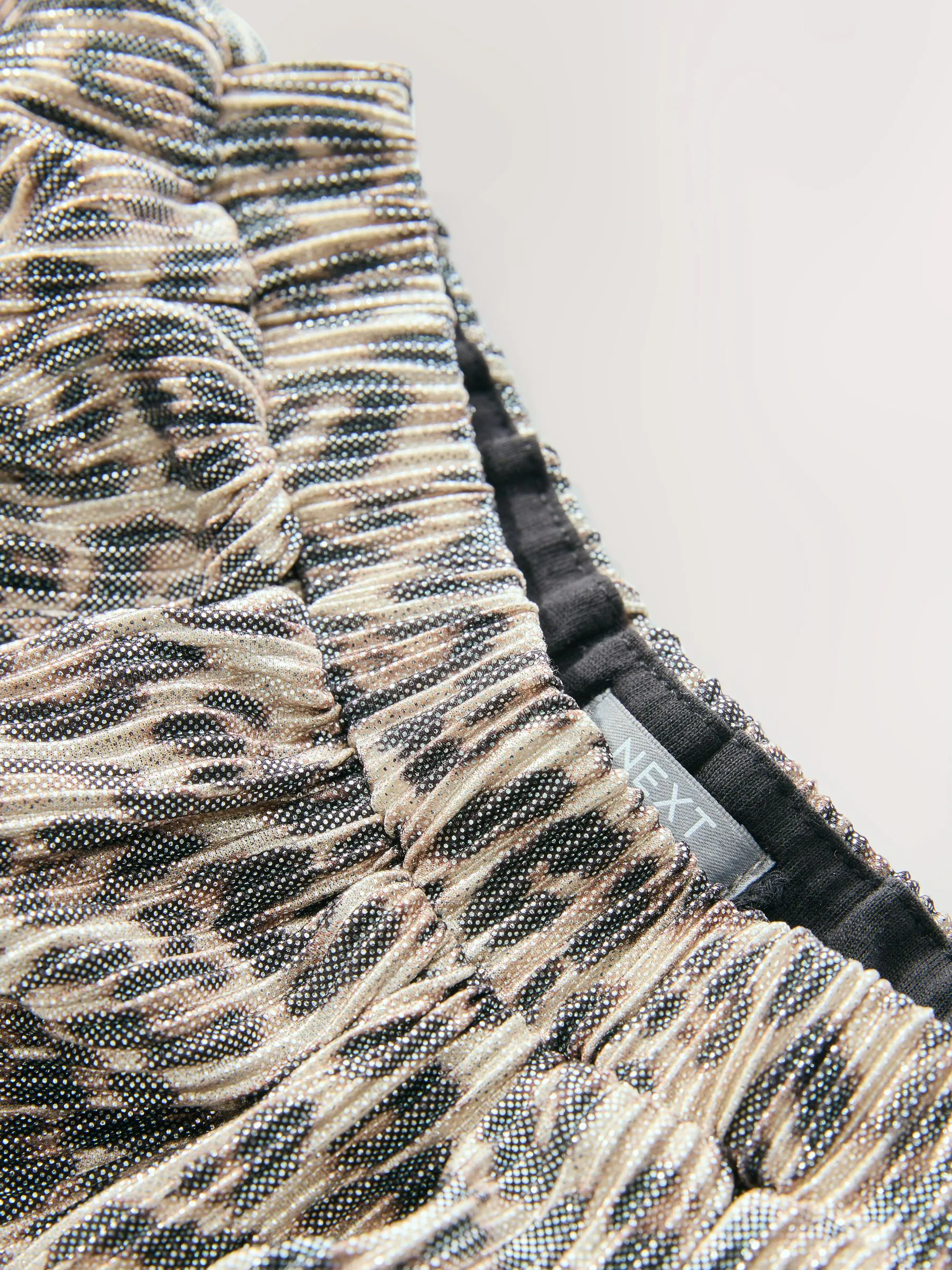 Glinsterende dierenprint - Rok met elastische taille (3-16jr)