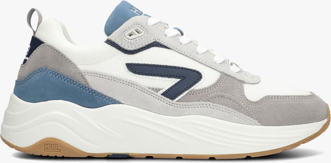 HUB witte hub lage sneakers glide