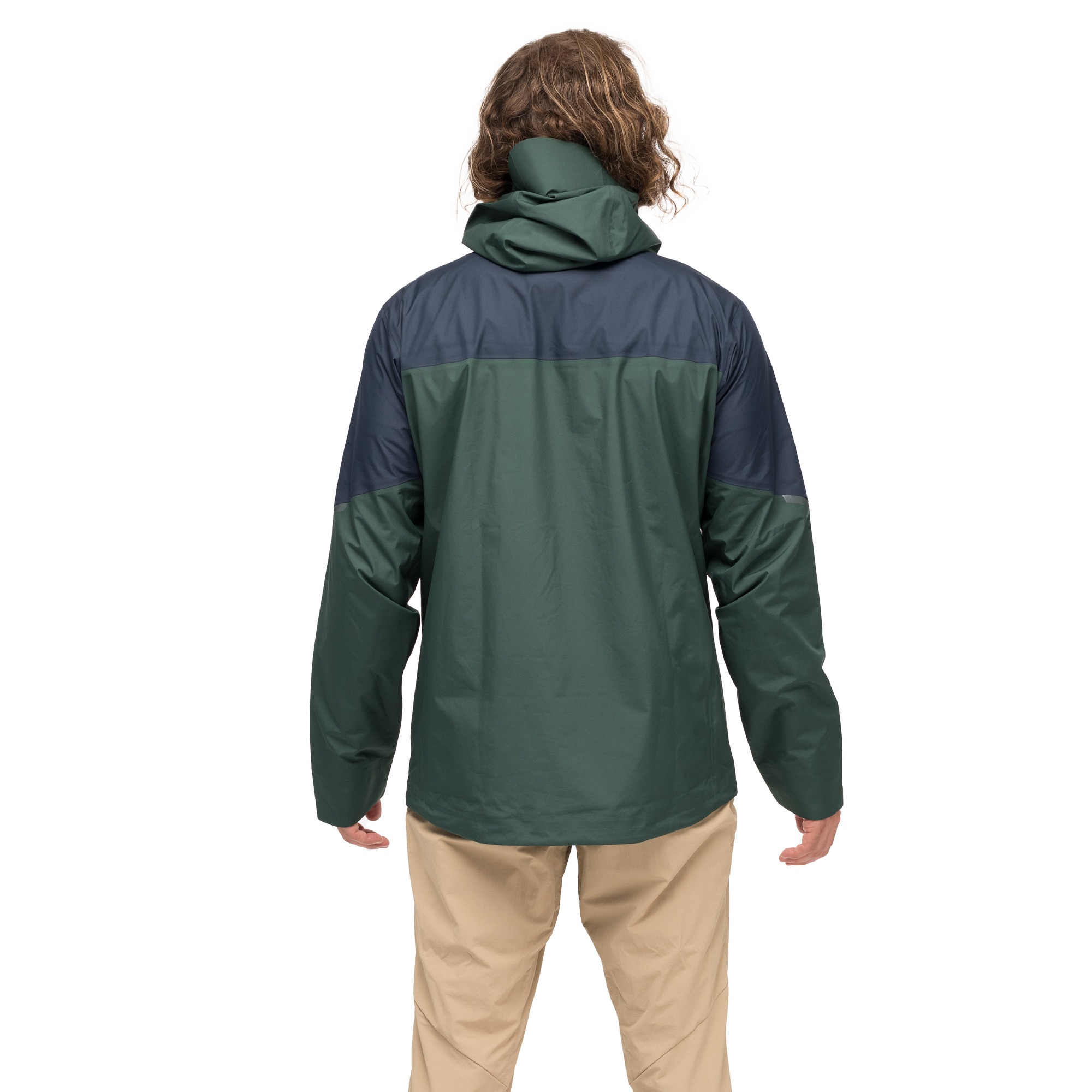 Rabot Light 3L Shell Jacket Herre Duke Green/Navy Blue