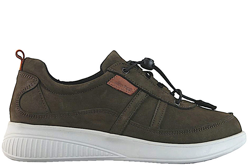 NEW FEET SKO I GRØNT OLIERET NUBUCK