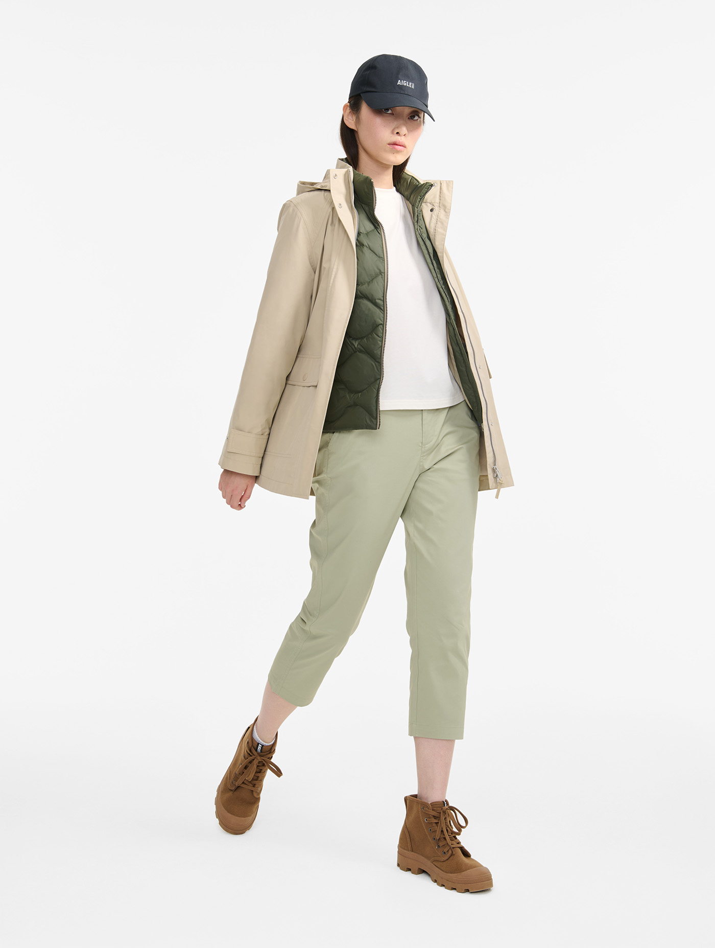 Imperméable mi-long GORE-TEX BEIGE