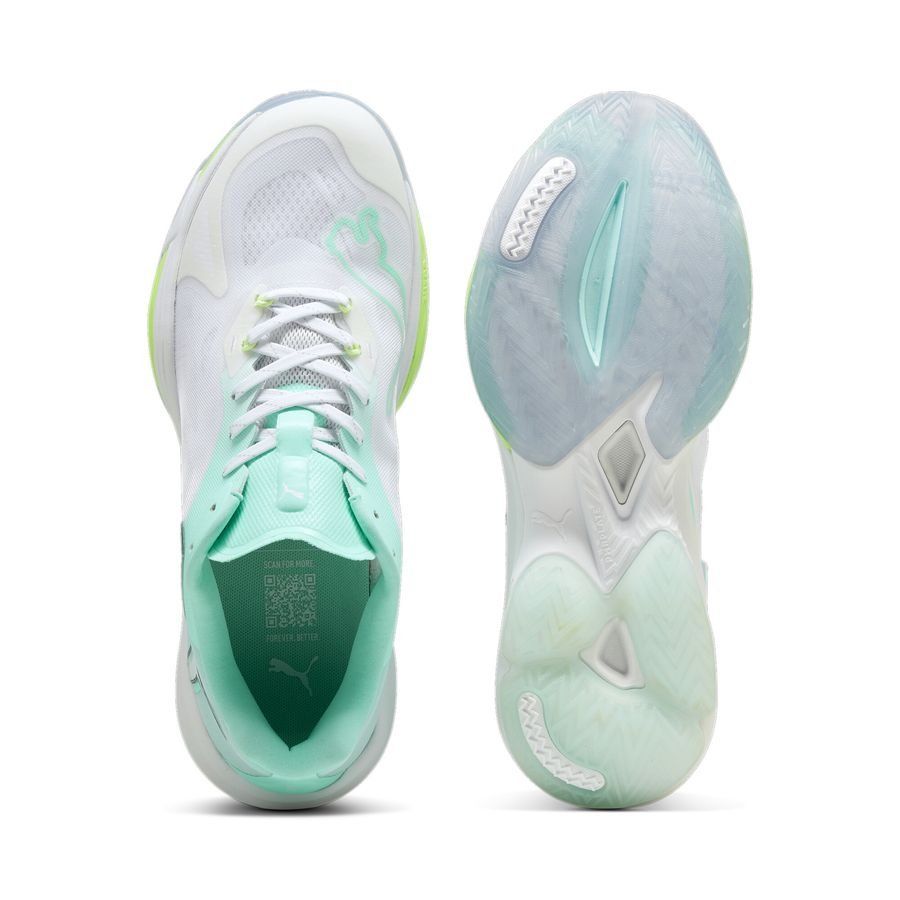 PUMA Chaussures d'entraînement Vantage Nitro W  - Blanc/Bleu/Fizzy Apple Femme