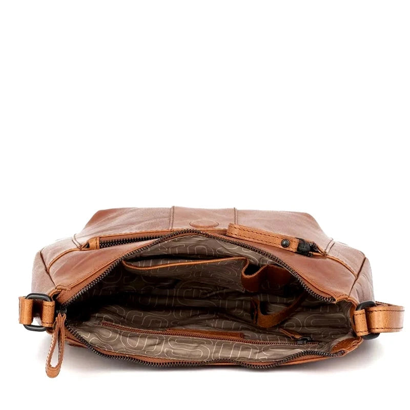 Spikes & Sparrow Bronco Crossbody Carlia Brandy