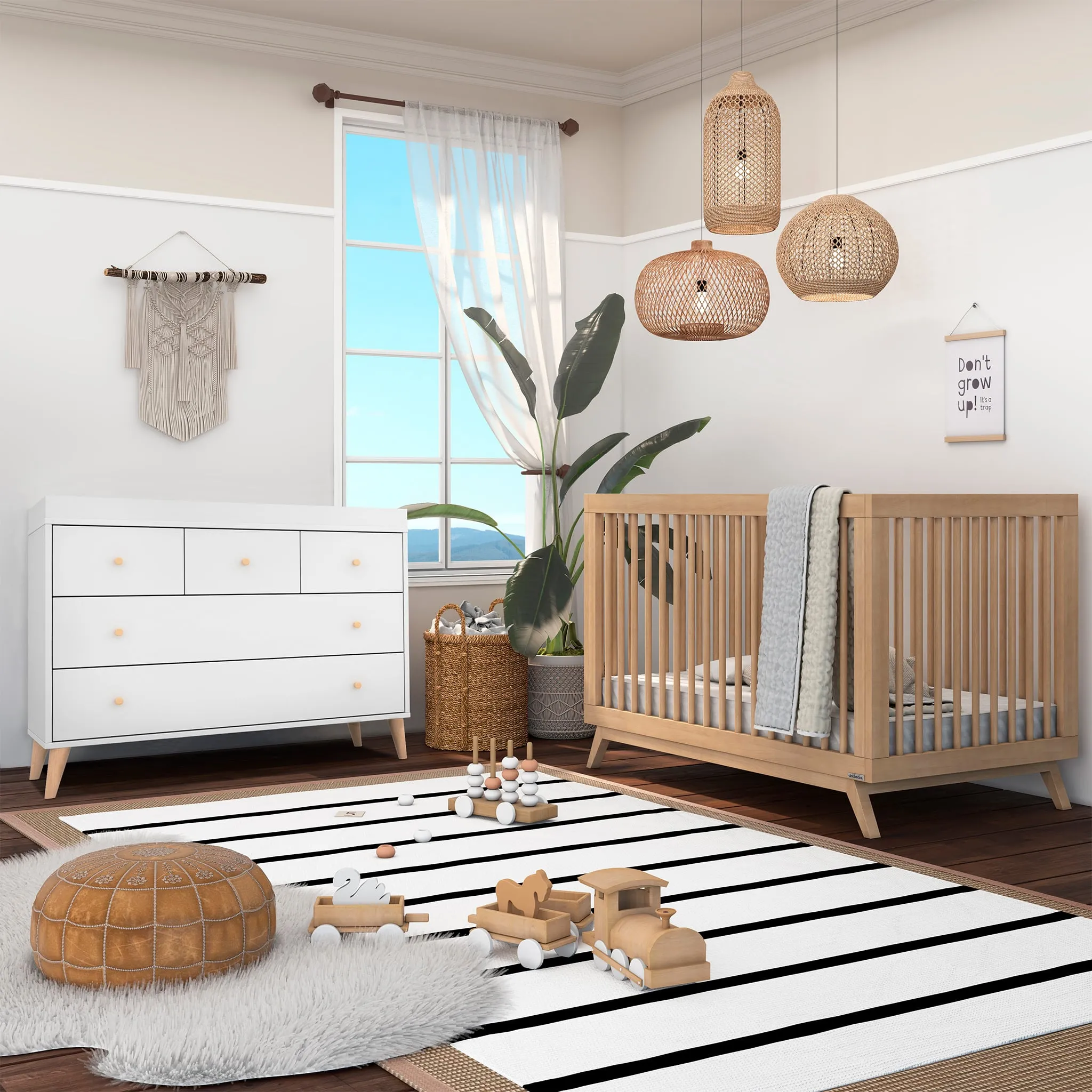 dadada Couchette convertible 3-en-1 Soho - Naturel