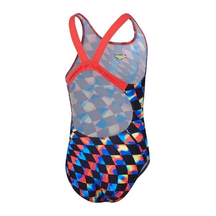 Speedo ECO+ Digital Allover Leaderback Badpak Meisjes