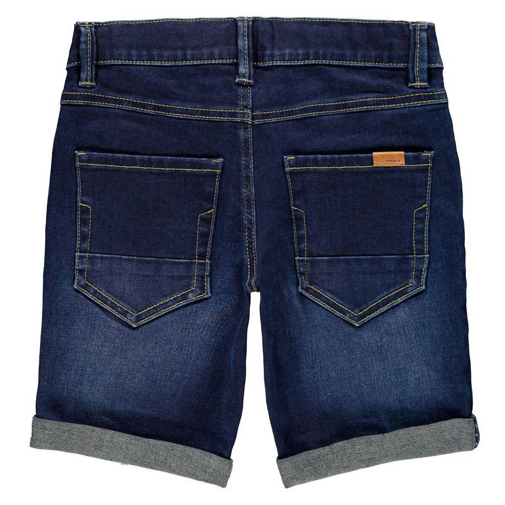 NAME IT slim fit denim bermuda medium blue denim