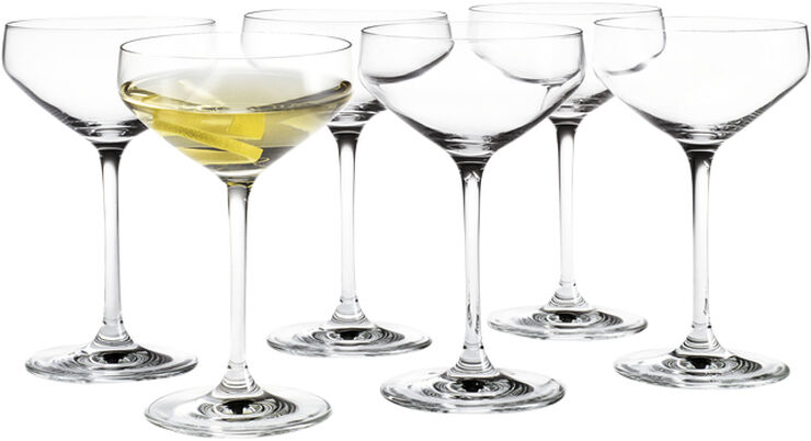 Holmegaard Perfection Martiniglas klar 29 cl 6 stk. Transparent