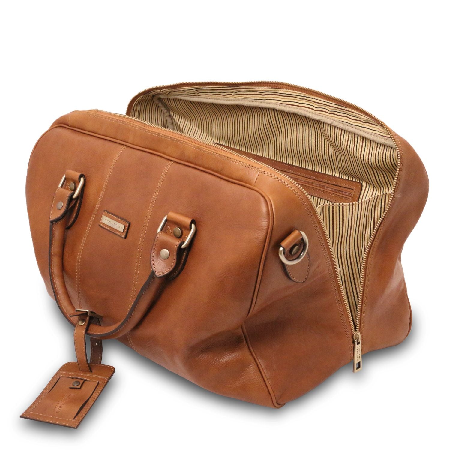 TL142441 – Lisbona – Travel leren duffle bag – Klein size