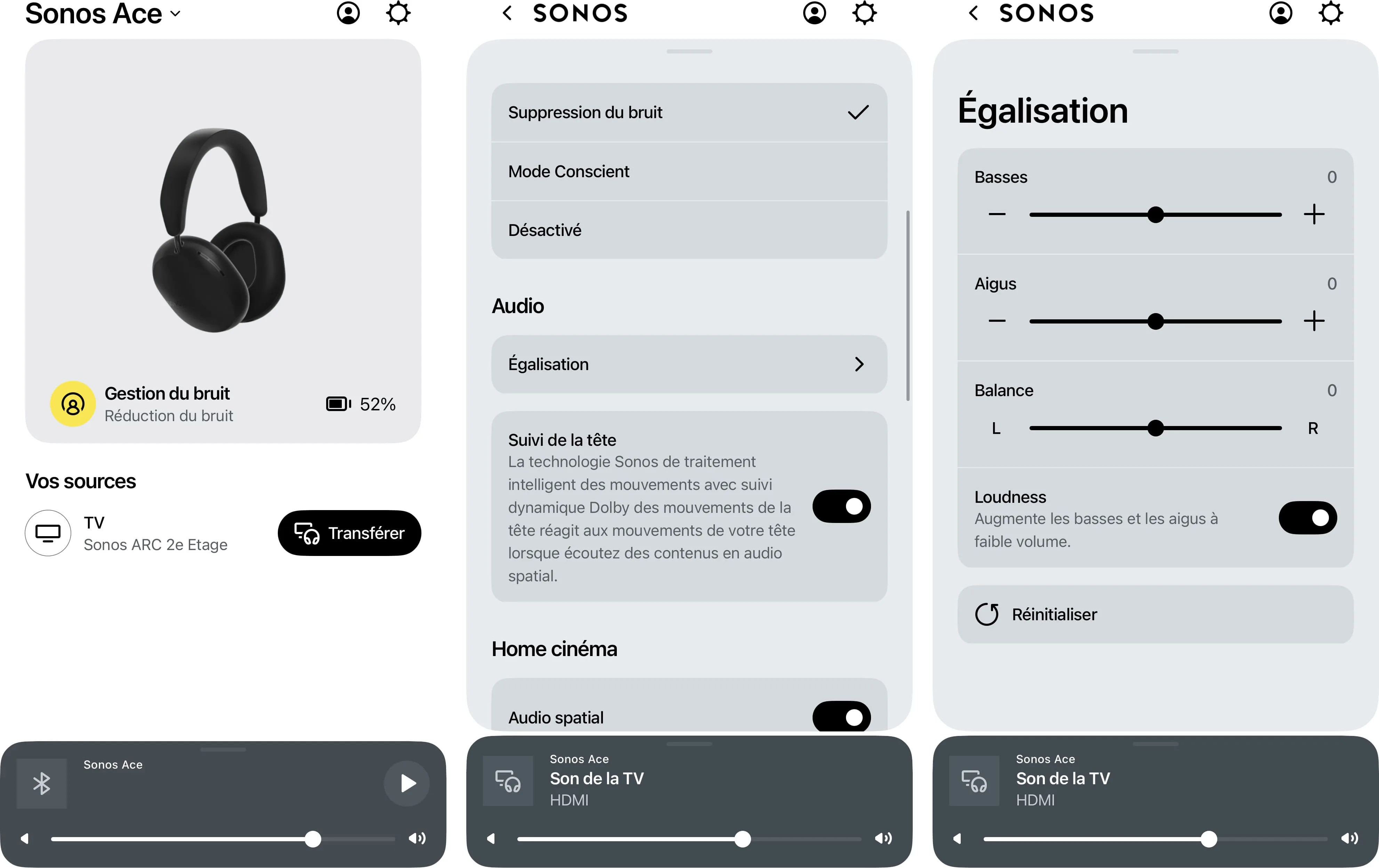 Sonos Ace Blanc Casques Bluetooth