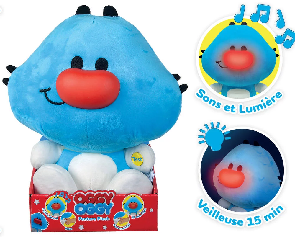 OGGY  - PELUCHE A FONCTION 30 CM