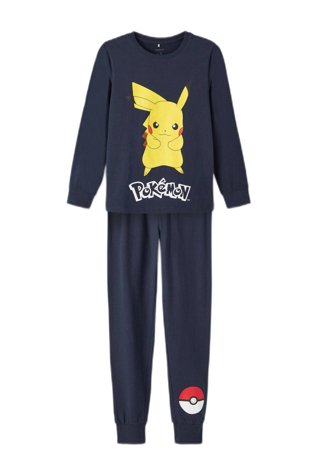 NAME IT Pokemon pyjama NKMNASH met printopdruk donkerblauw