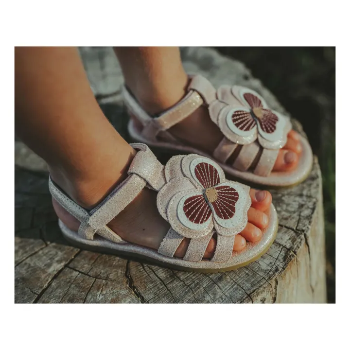 Donsje Sandales Iles Fields Violette | Rose
