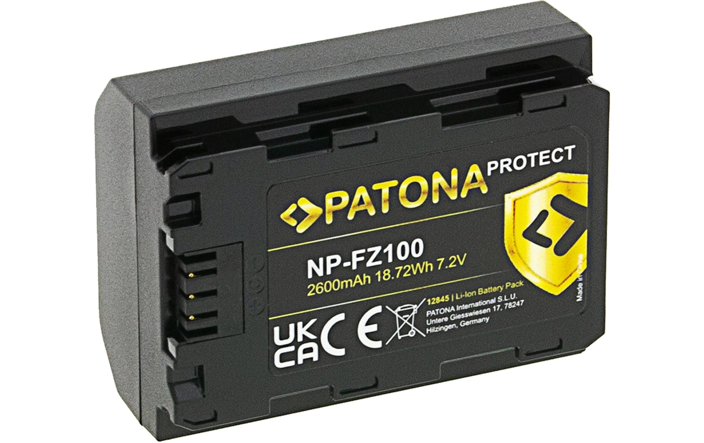 PROTECT Akku für Sony NP-FZ10PROTECT Batteriesatz für Sony