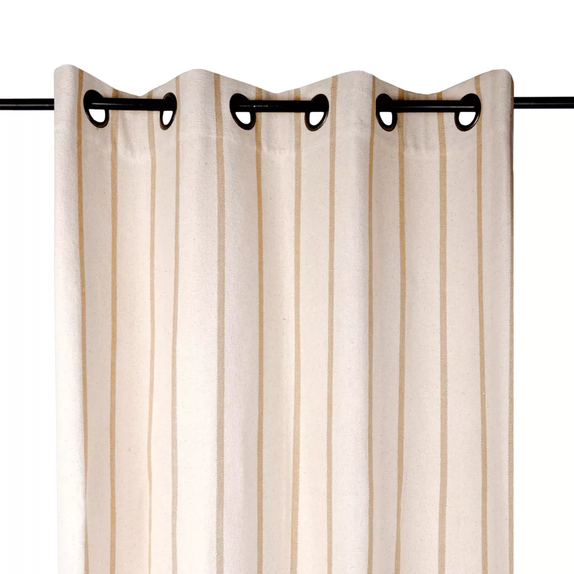 Rideau toile de coton (135 x 260 cm) Ocealys Beige
