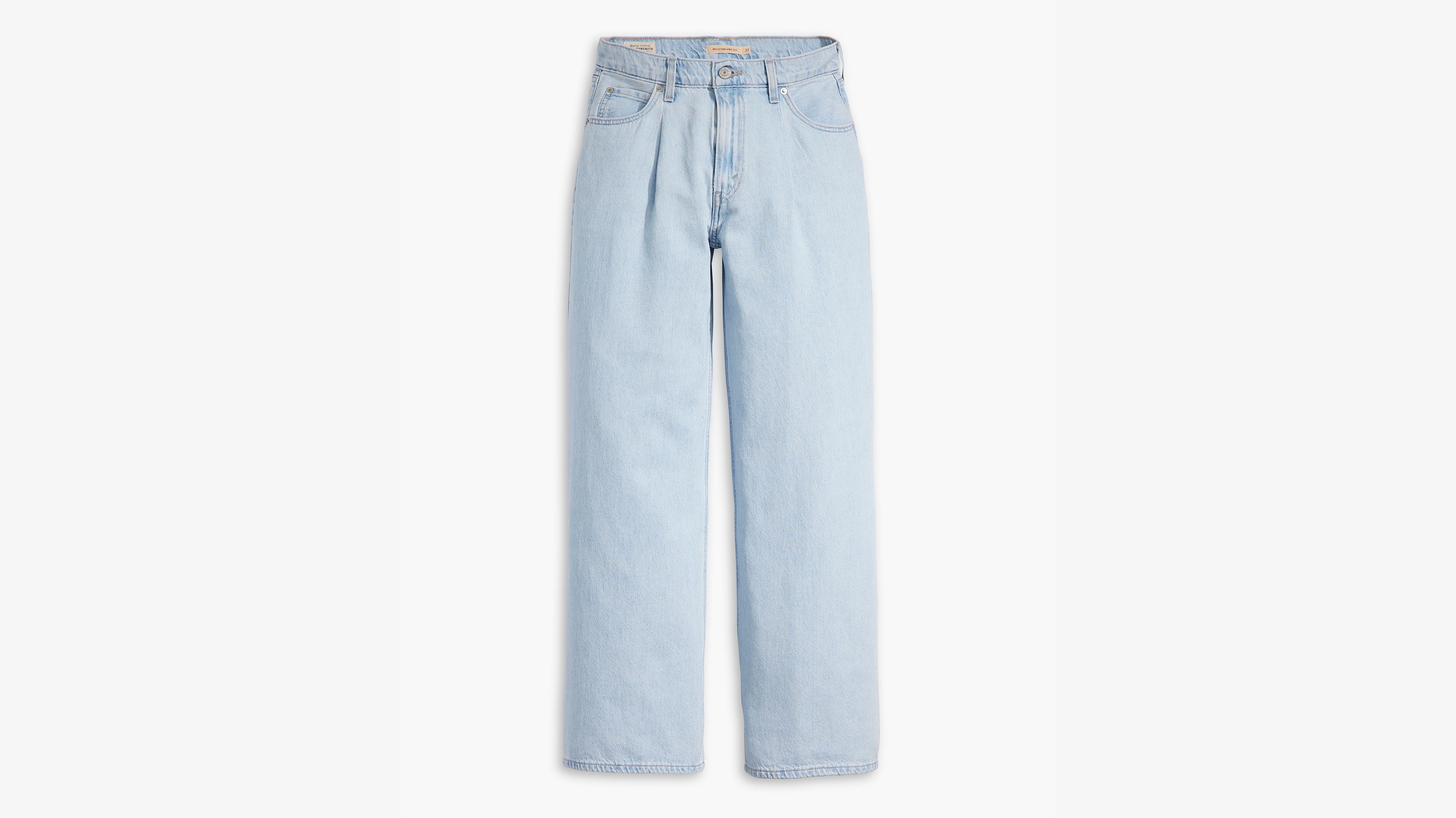 Jean Baggy Dad Wide Leg Lightweight - Never Going To Change - Bleu