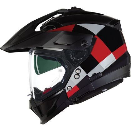 Casque Nolan N70-2 X - RUVIDO - Noir / Rouge