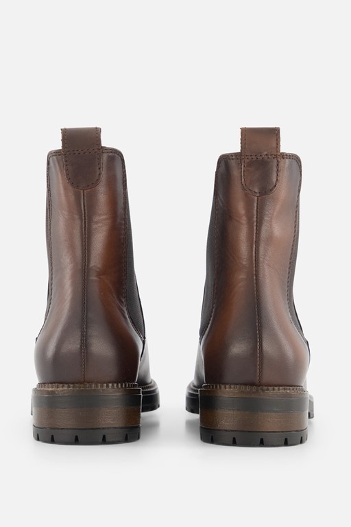 Linea Zeta Chelsea boots cognac Leer