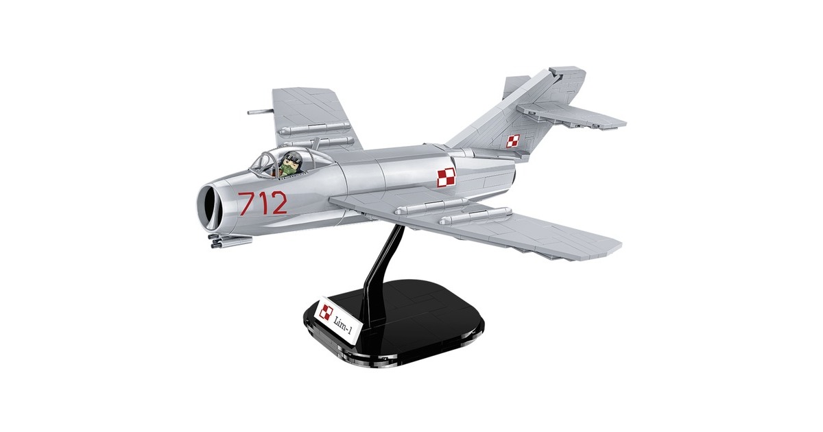 COBIHistorical Collection - Lim-1 Polish Air Force 1952 Constructiespeelgoed  (Schaal 1:32)