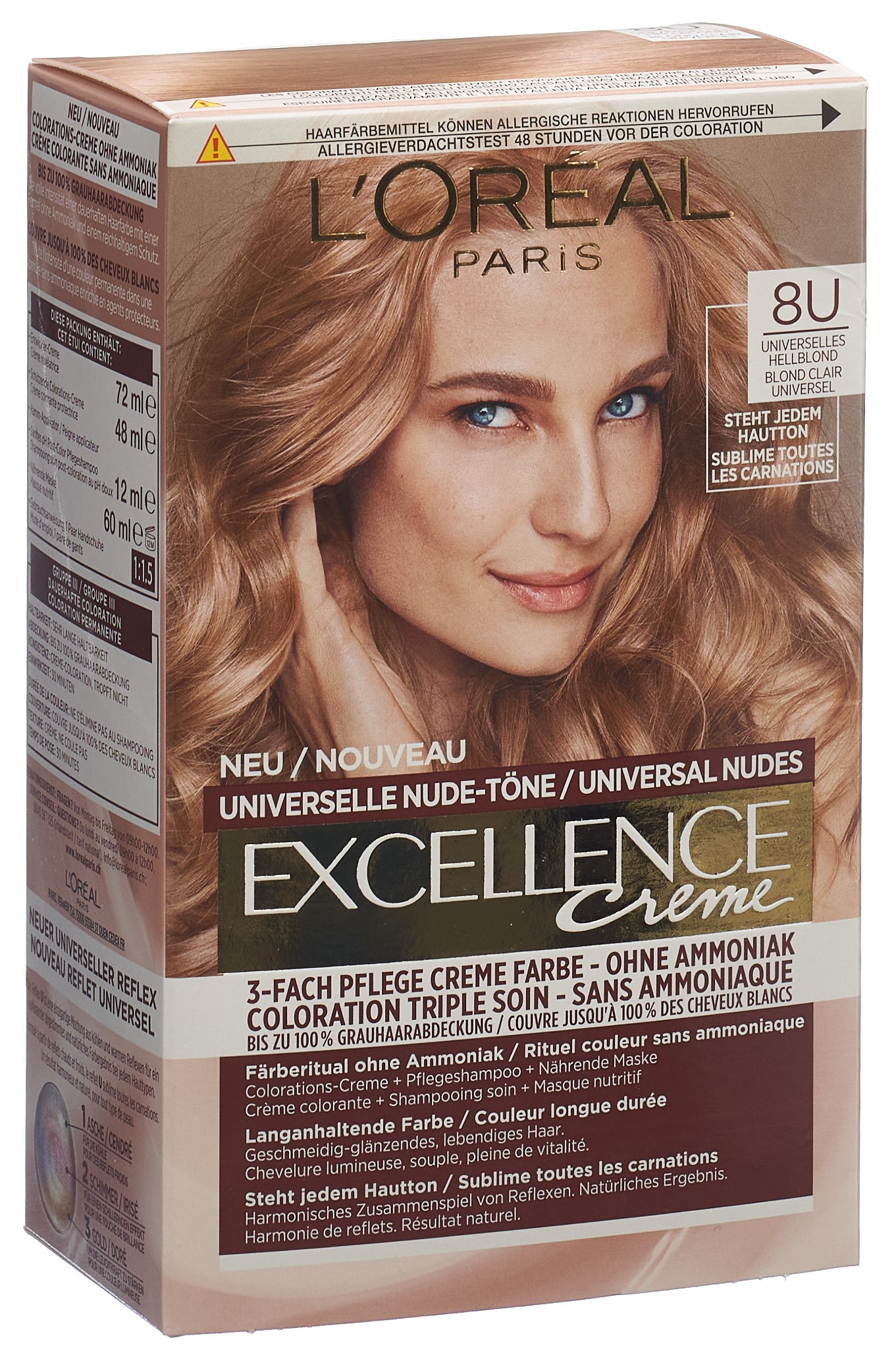 EXCELLENCE Universelle Nudes lichtblond Tb 1 Stk