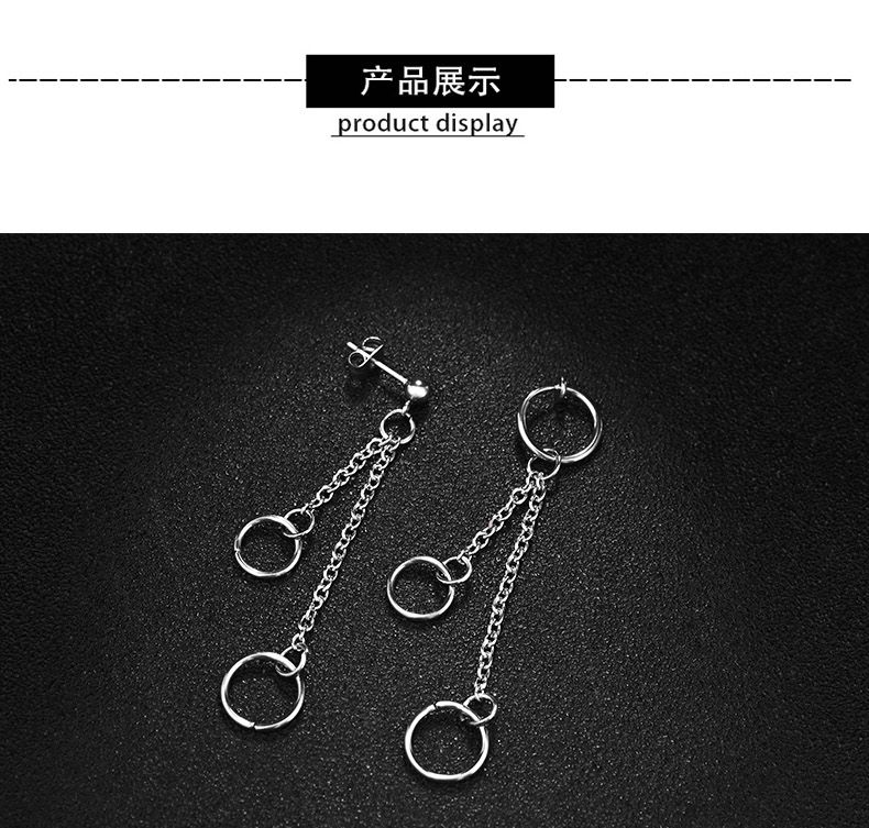 Soosina - Hoop Drop Oorbel / Clip-On Oorbel