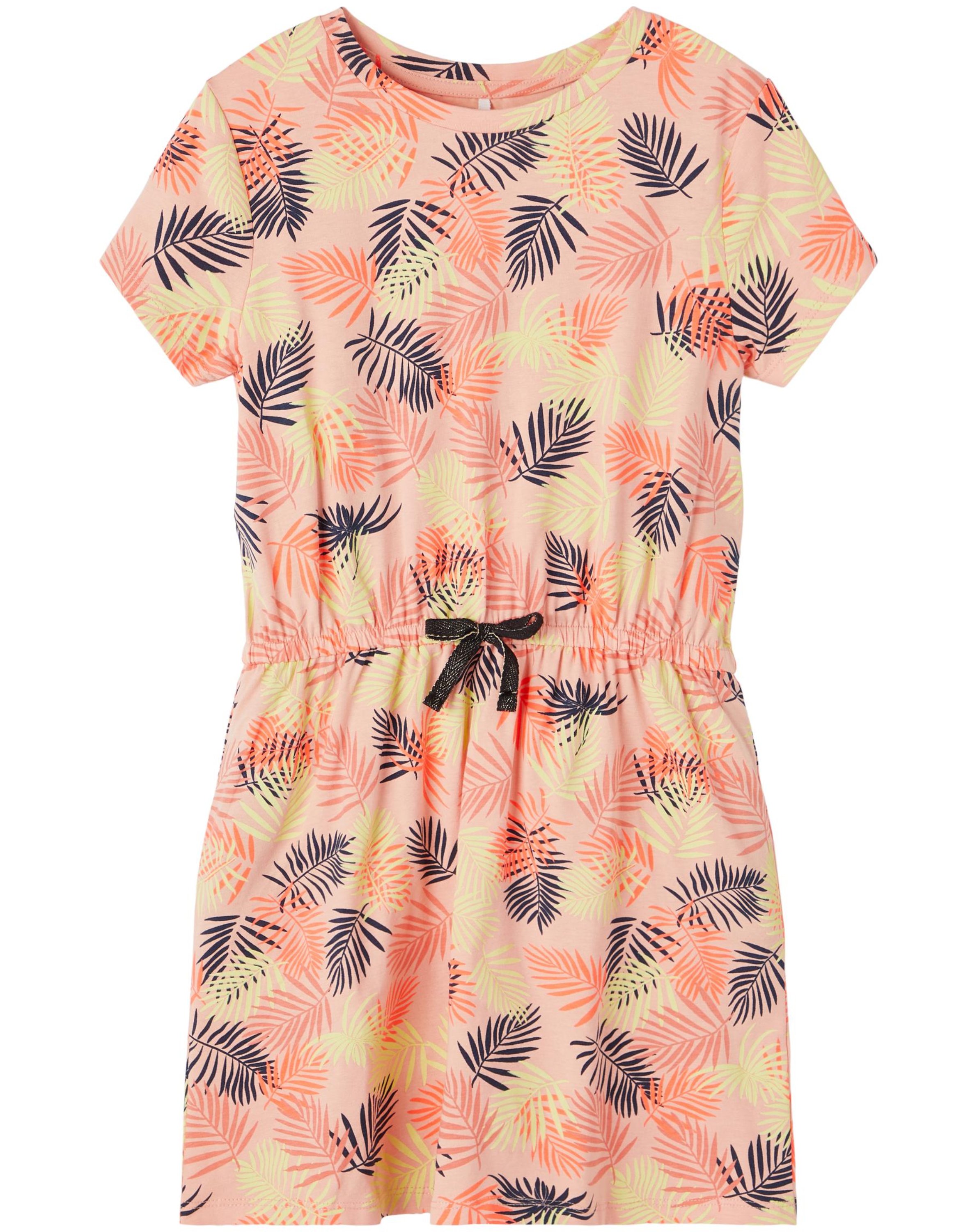 Kurzarm-Kleid NKFFLIFE in apricot blush
