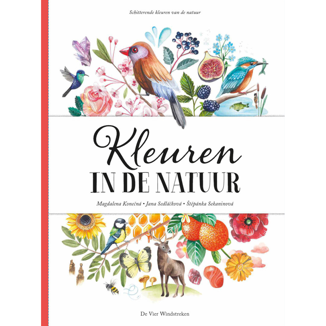 De vier windstreken kleuren in de natuur