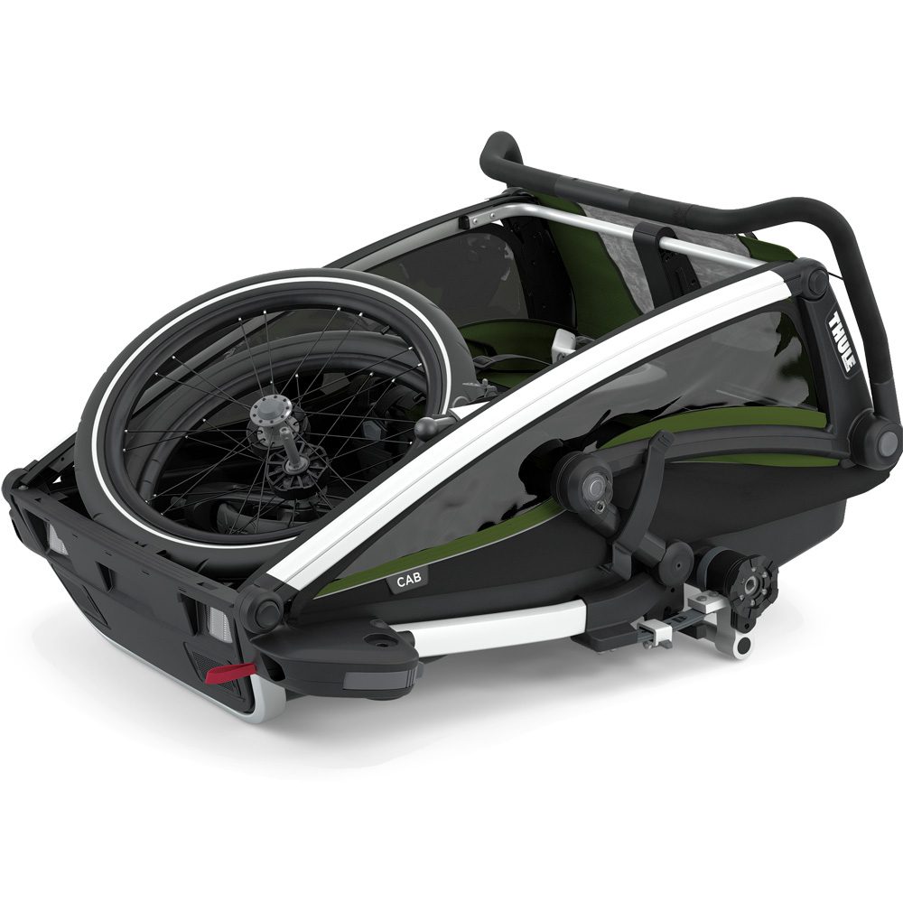 Thule Chariot Cab Fahrradanhänger 2 Sitzer cypress green 2022