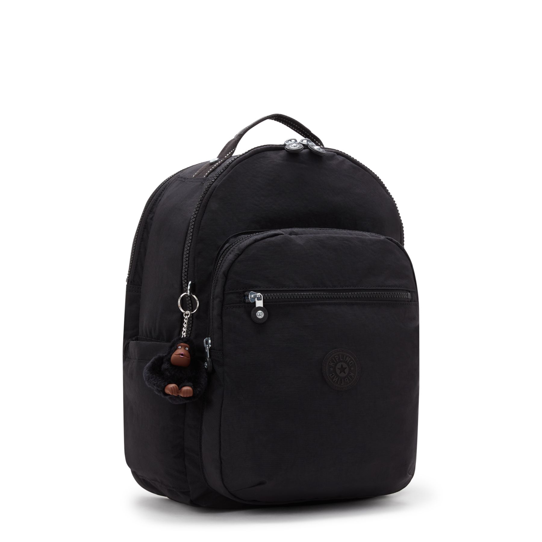 SEOUL COLLEGE Grand sac à dos avec compartiment séparé pour ordinateur portable - True Black