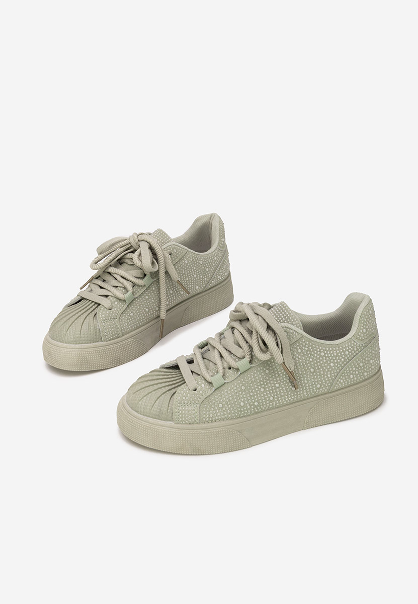 Baskets pour femme vert Ediania