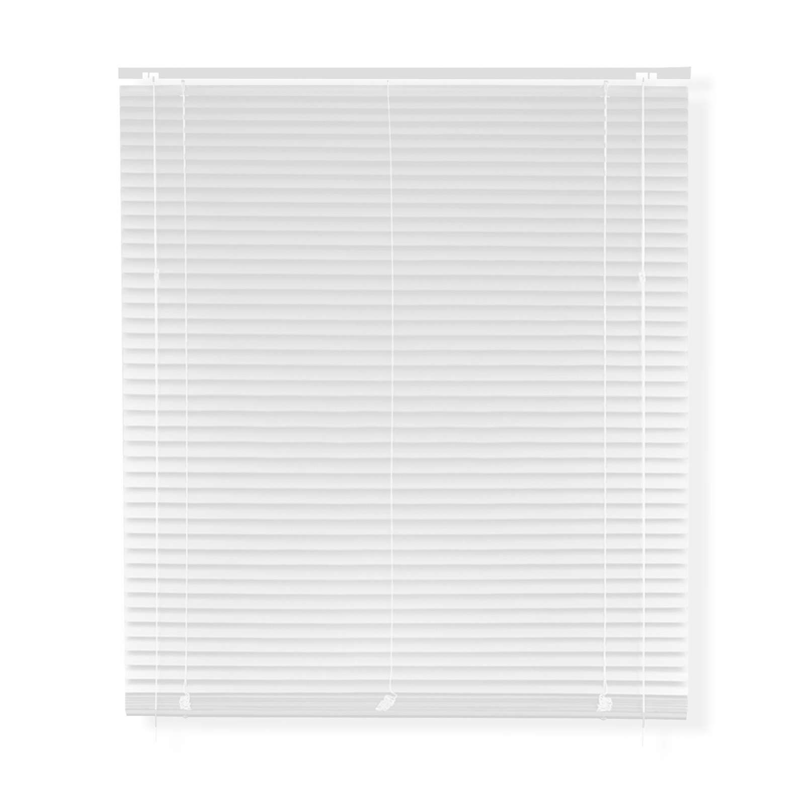 PVC-Jalousie - weiß - mit Zubehör - 80x160 cm