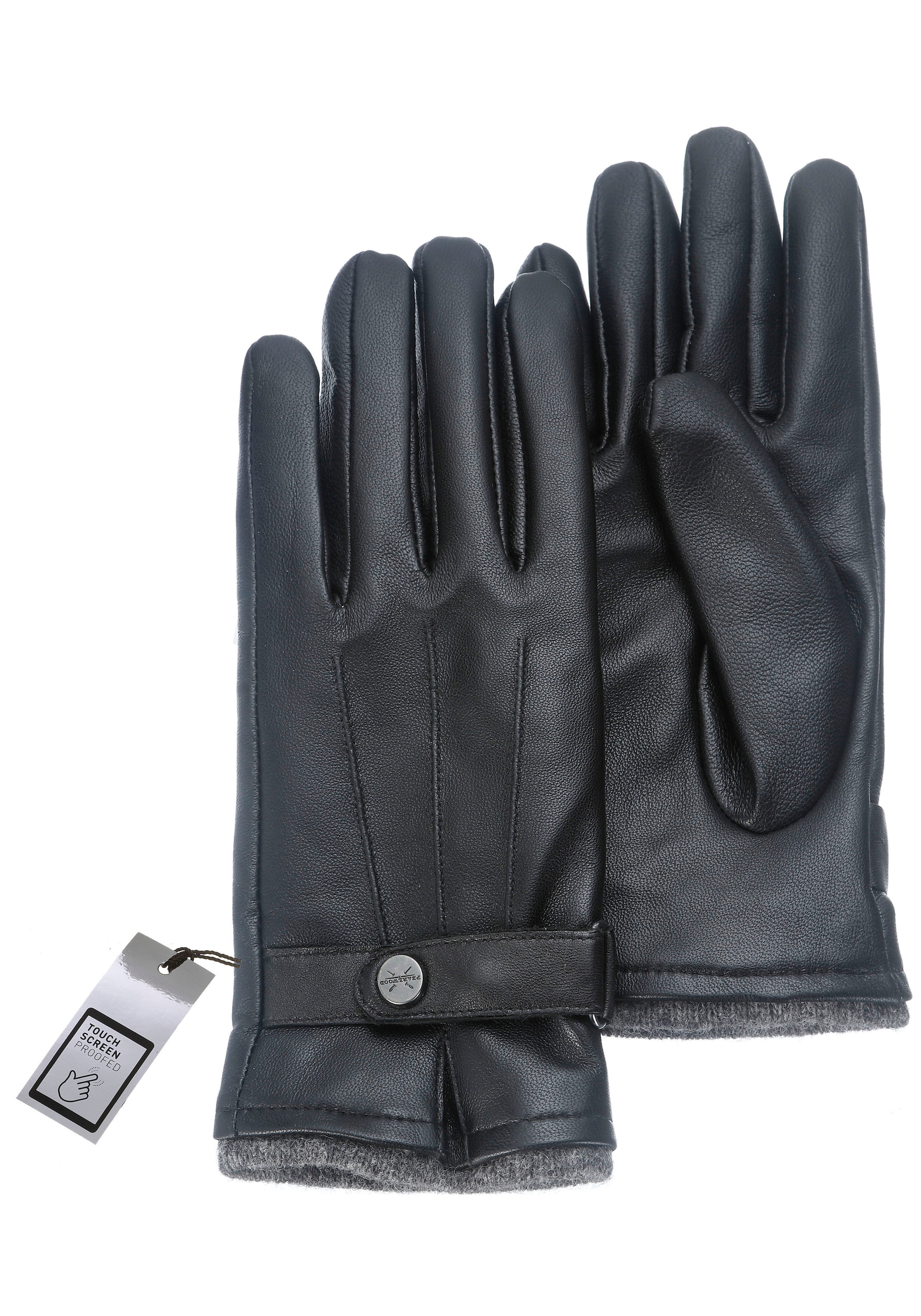 PEARLWOOD Lederhandschuhe , Touchscreen proofed - mit 10 Fingern bedienbar