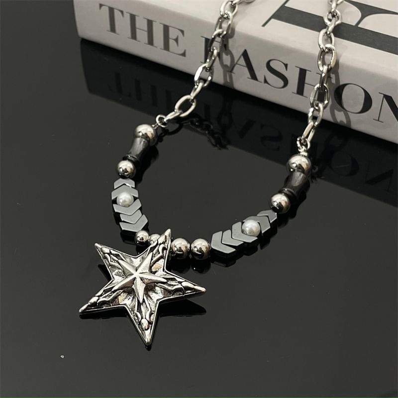 Lilafey - Stervormige kralenketting