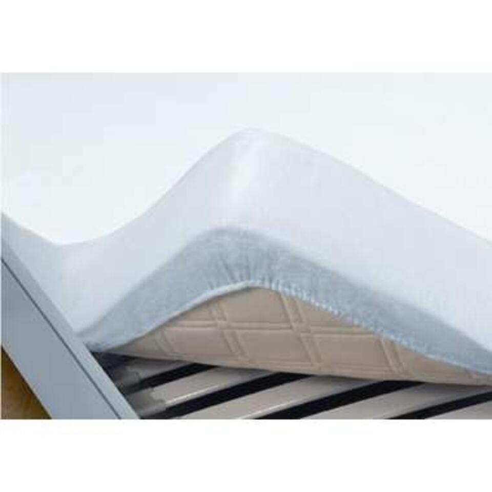 Papillon hoeslaken - molton 100% katoen - 120x200 cm - Wit