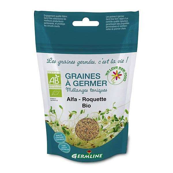 Alfalfa, roquette bio - Graines à germer