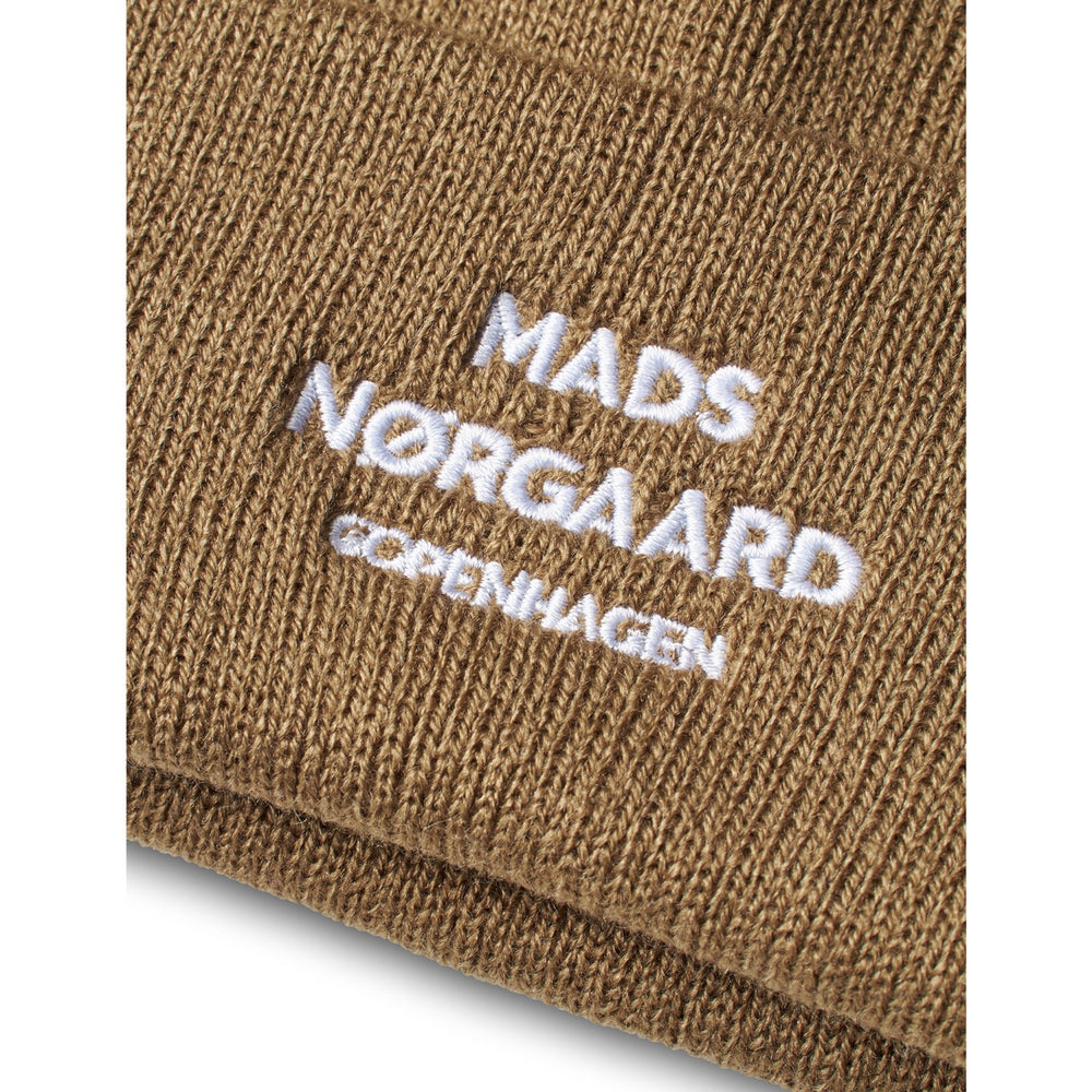 Køb Mads Nørgaard Lead Gray Isak Logo Ambas Beanie