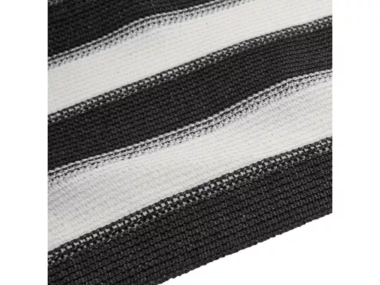 Filet brise-vue anthracite et blanc 2x10 m PEHD 195 g/m²