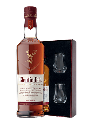 Coffret Glenfiddich Master's Edition + 2 Verres