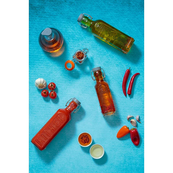 Bouteille verre carrée 1 L Kilner