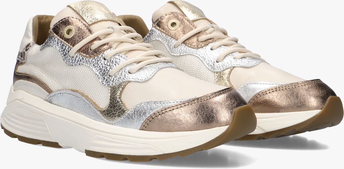 beige xsensible lage sneakers rainbow