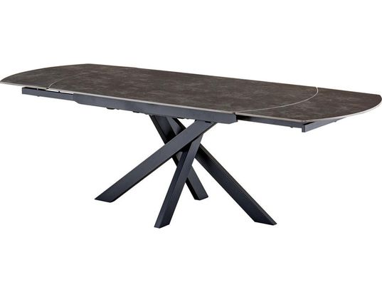 CONCEPT1 - Table Furiani 160/240 x 90 x 74,5 cm gris anthracite