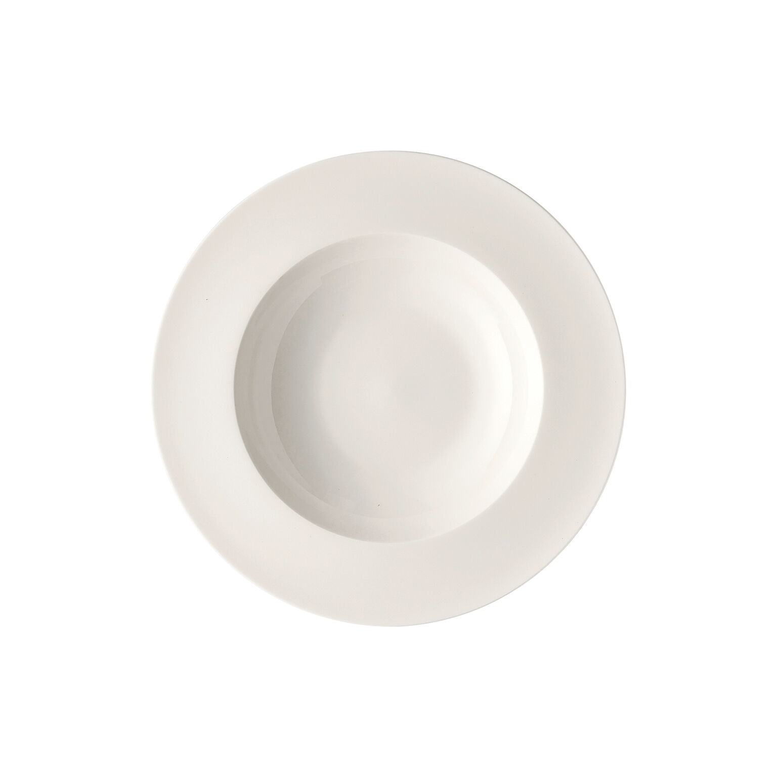 Brillance Bone China Weiss Suppenteller 23 cm Fahne