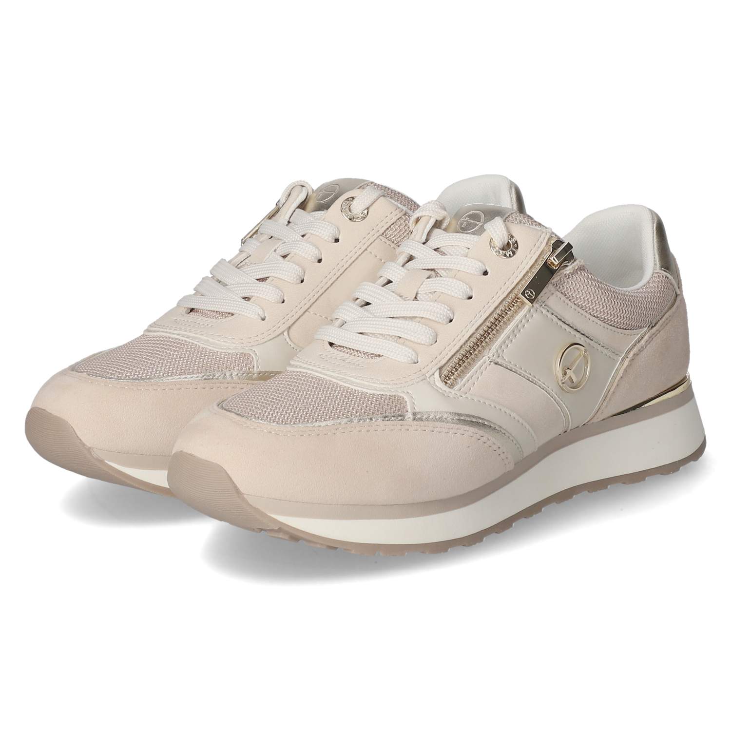 Tamaris Low Sneaker - ivory glam